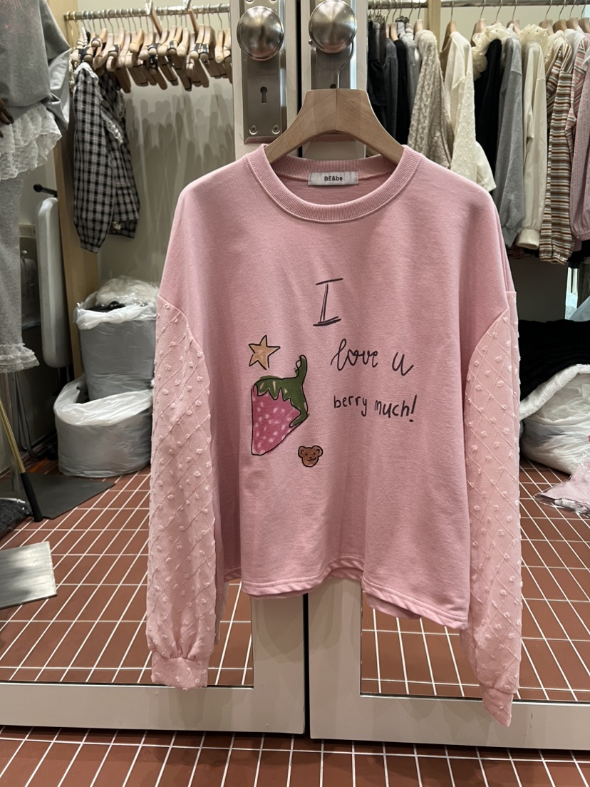 BE&amp;BE東大門直郵女士新品休閑真品職業26春夏人氣衛衣BE&be衛衣圖色2