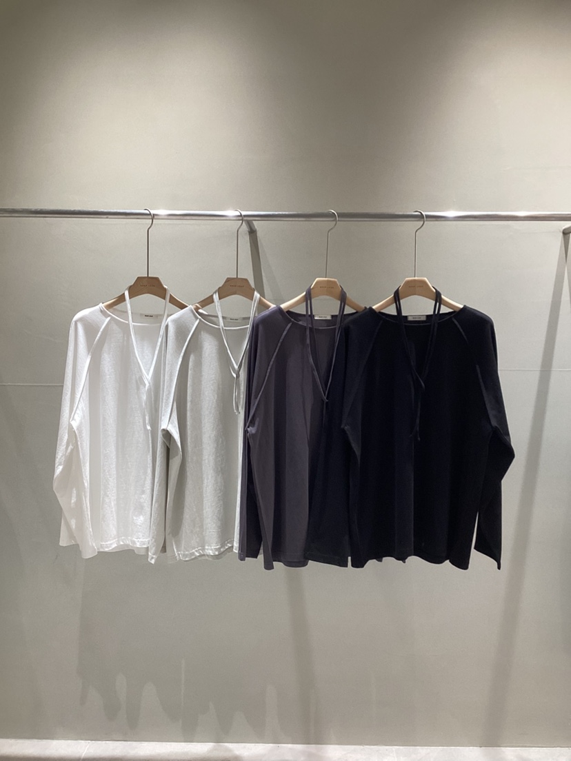 NEAR LEAP-P東大門直郵女裝新品休閑推薦長袖T恤含腰繩NEAR LEAP/The N:L長袖T恤