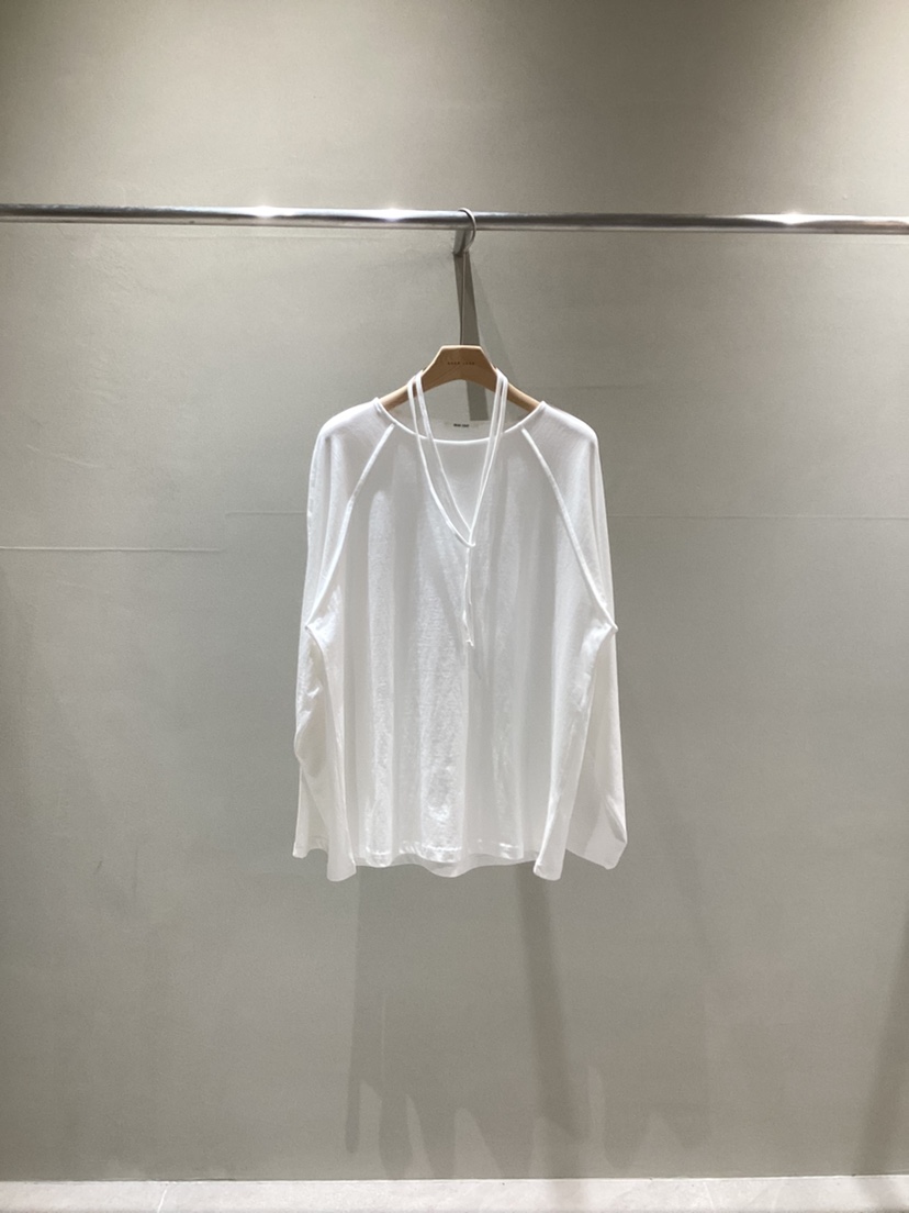 NEAR LEAP-P東大門直郵女裝新品休閑推薦長袖T恤含腰繩NEAR LEAP/The N:L長袖T恤圖色1