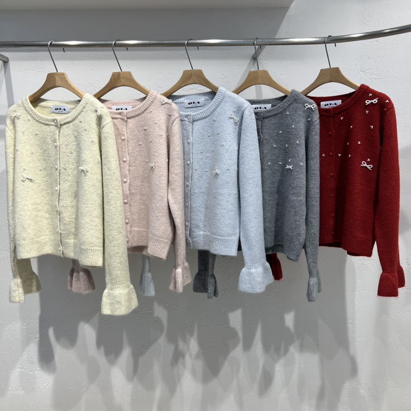 OLA韓國代購女裝新款真品26春夏時尚推薦休閑職業熱賣針織衫mellor/OLA針織衫