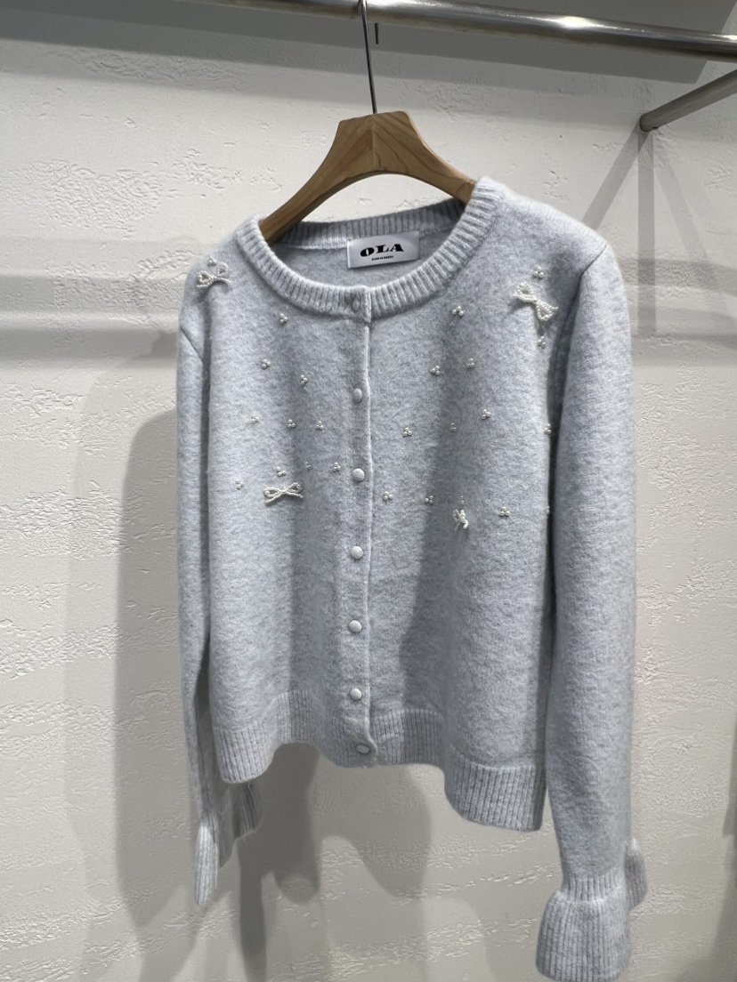 OLA韓國代購女裝新款真品26春夏時尚推薦休閑職業熱賣針織衫mellor/OLA針織衫