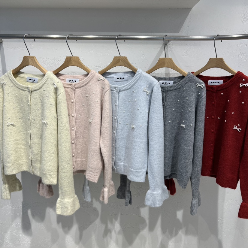 OLA韓國代購女裝新款真品26春夏時尚推薦休閑職業熱賣針織衫mellor/OLA針織衫