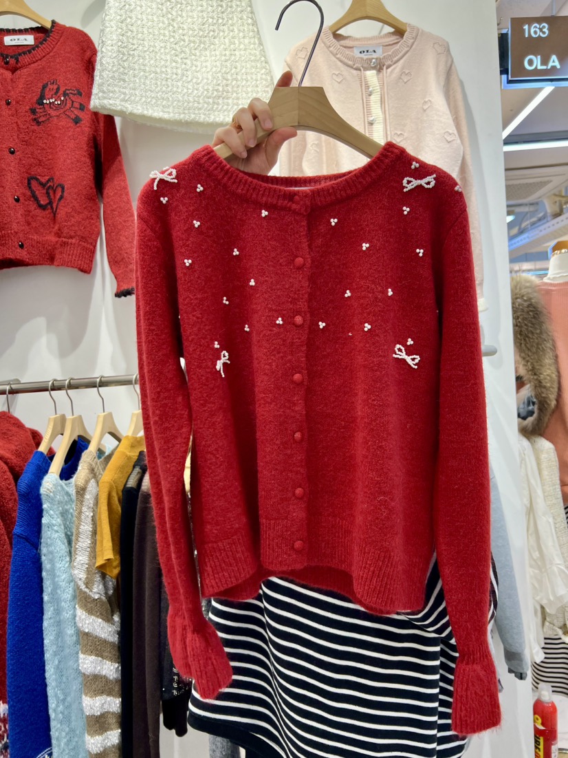 OLA韓國代購女裝新款真品26春夏時尚推薦休閑職業熱賣針織衫mellor/OLA針織衫圖色5