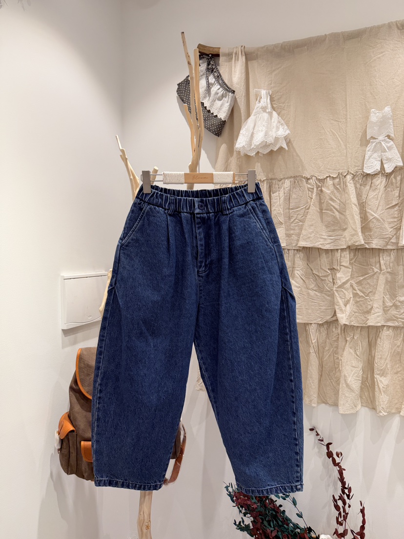 BLOOM東大門實拍女士新款26春夏職業休閑人氣熱賣時尚牛仔褲BLOOM-S牛仔褲圖色1