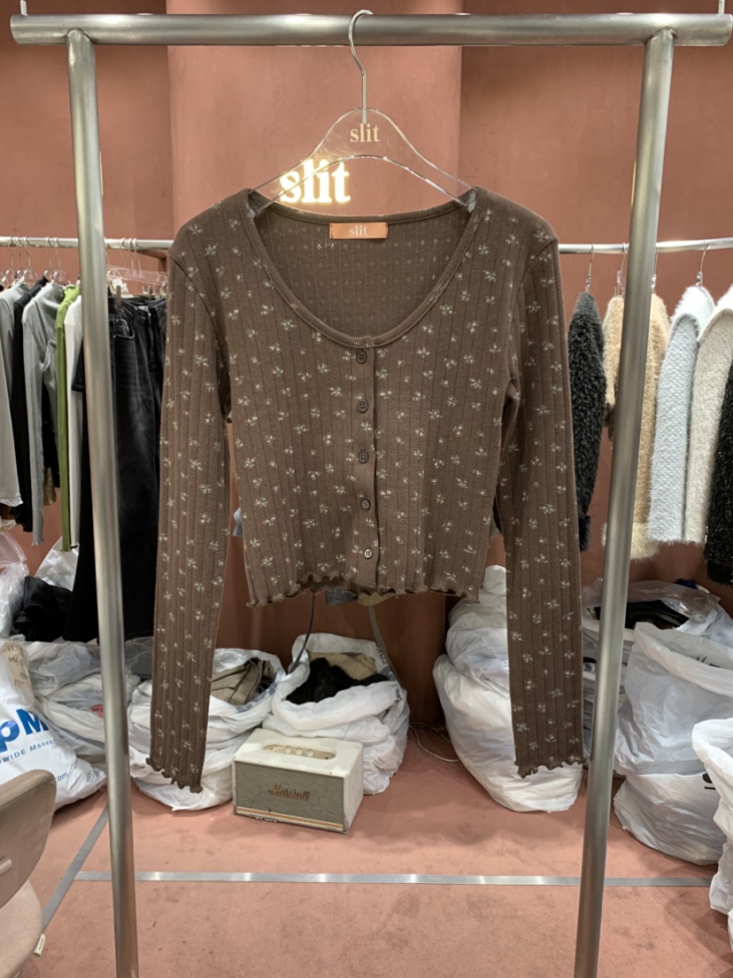 SLIT韓國直郵女裝新款休閑26春夏時尚真品人氣職業長袖T恤SLIT長袖T恤圖色1