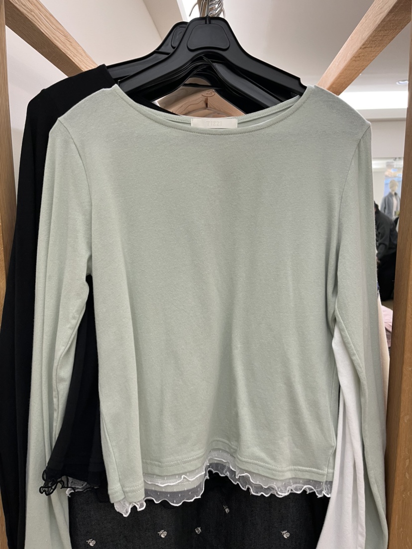 TIZZI東大門實拍女士新品人氣休閑時尚真品26春夏長袖T恤TIZZI長袖T恤圖色2