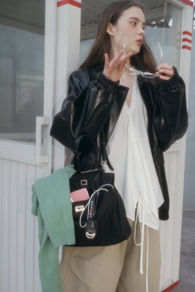 UNBOUND韓國直郵女士新品真品休閑推薦時尚職業人氣皮衣皮革UNBOUND皮衣