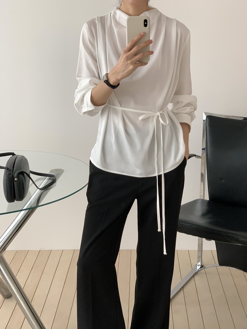 FRILL-T/DADA東大門直郵女裝新款26春夏時尚襯衫蕾絲衫FRILL-T/DADA襯衫/蕾絲衫