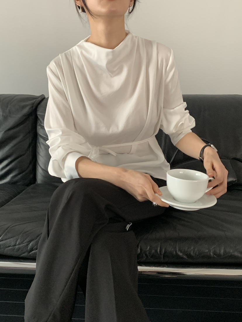 FRILL-T/DADA東大門直郵女裝新款26春夏時尚襯衫蕾絲衫FRILL-T/DADA襯衫/蕾絲衫