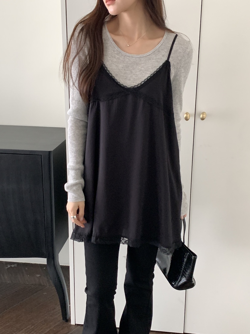 FRILL-T/DADA東大門直郵女裝新款熱賣休閑連衣裙不含內搭FRILL-T/DADA連衣裙