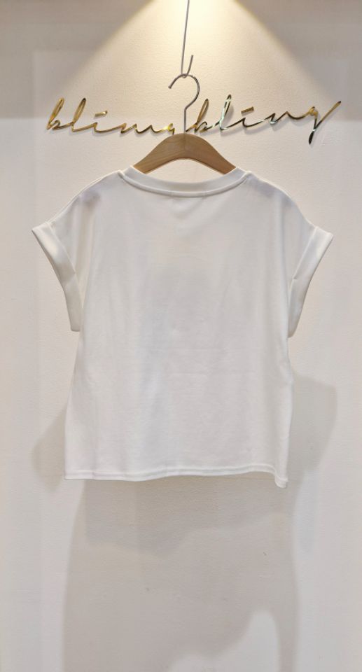 BLING BLING-S/RICO韓國直郵女士新款26春夏真品職業T恤BLING BLING-S/RICOT恤