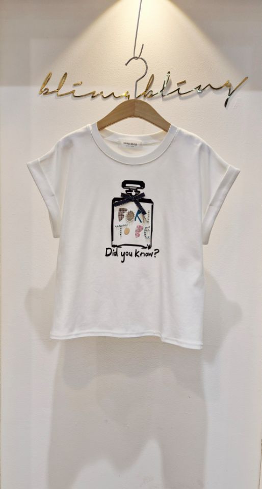 BLING BLING-S/RICO韓國直郵女士新款26春夏真品職業T恤BLING BLING-S/RICOT恤圖色2