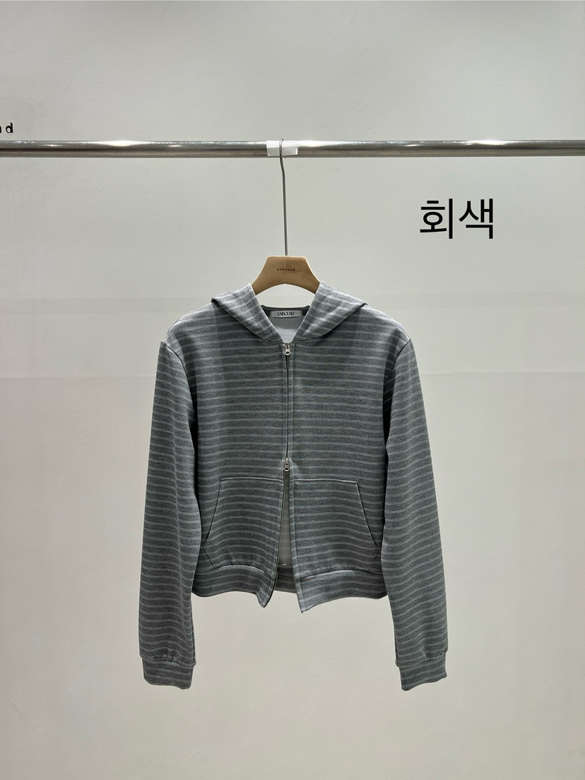 UNBOUND韓國代購女士新款休閑人氣熱賣26春夏衛衣連帽拉鏈衫UNBOUND衛衣圖色2