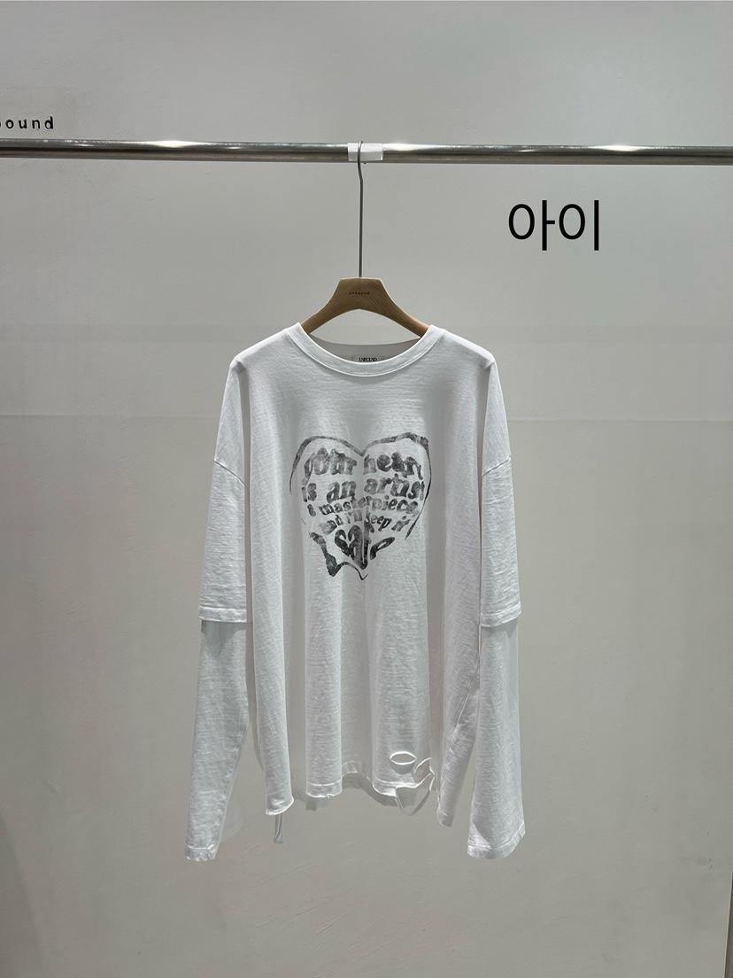 UNBOUND東大門直郵女士新款職業人氣休閑熱賣26春夏長袖T恤UNBOUND長袖T恤