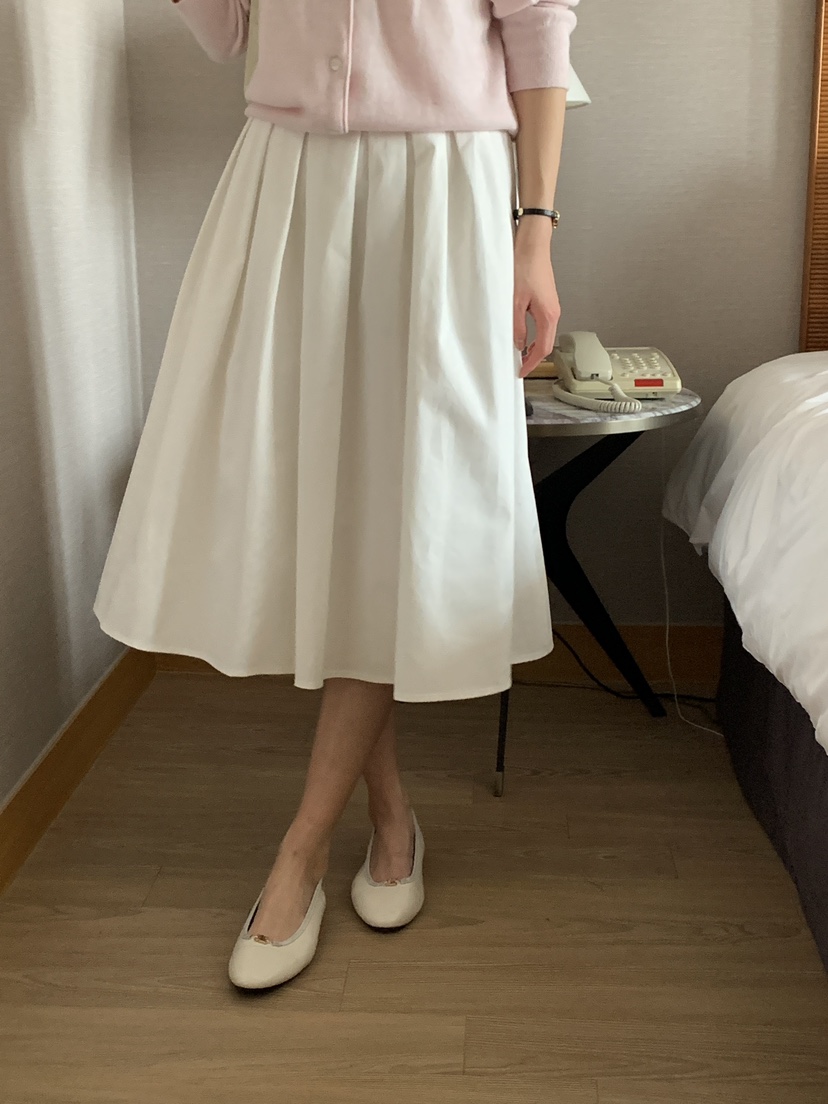 FRILL-T/DADA韓國直郵女裝新品26春夏真品推薦長裙褶裥FRILL-T/DADA長裙