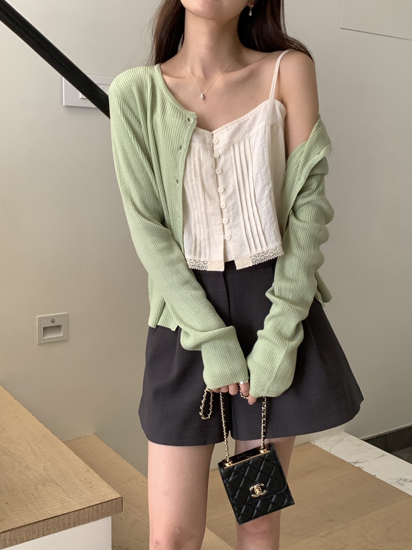 FRILL-T/DADA韓國直郵女裝新品人氣職業時尚推薦吊帶背心FRILL-T/DADA吊帶/背心