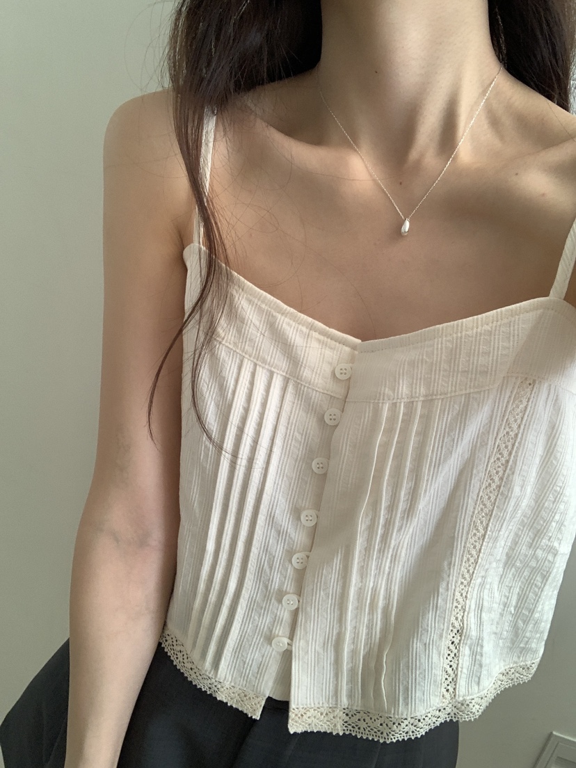 FRILL-T/DADA韓國直郵女裝新品人氣職業時尚推薦吊帶背心FRILL-T/DADA吊帶/背心