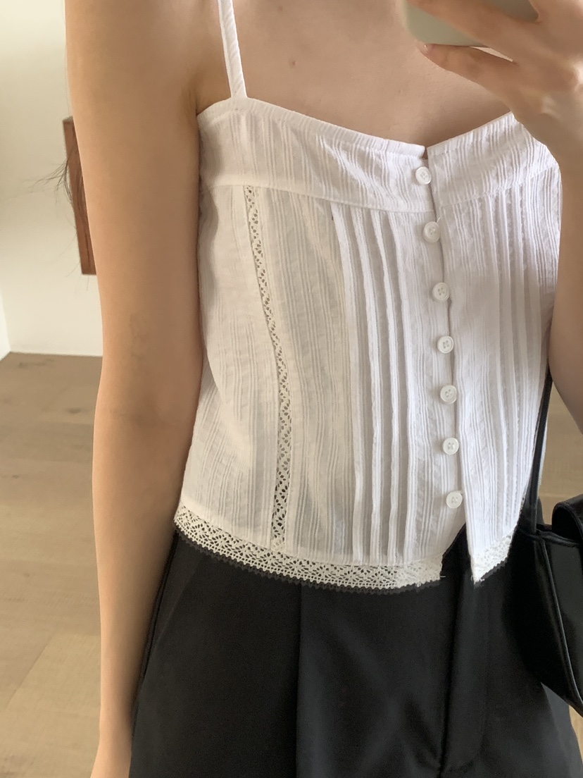 FRILL-T/DADA韓國直郵女裝新品人氣職業時尚推薦吊帶背心FRILL-T/DADA吊帶/背心