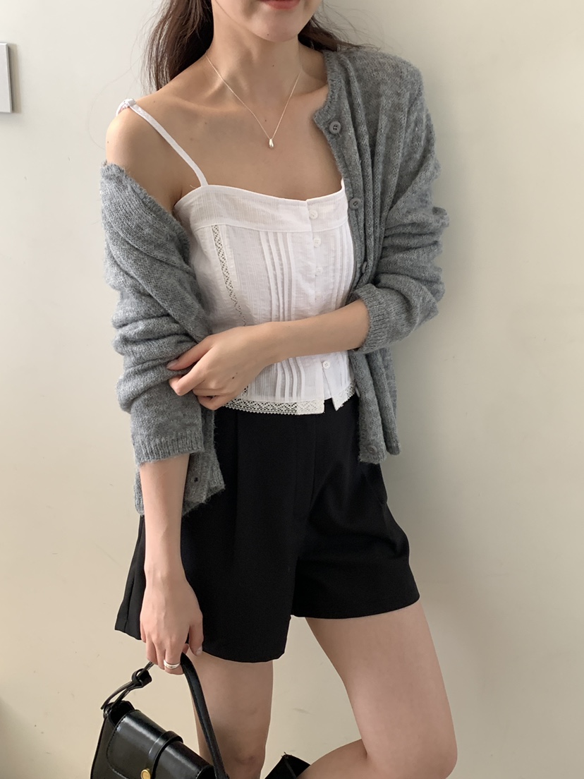 FRILL-T/DADA韓國直郵女裝新品人氣職業時尚推薦吊帶背心FRILL-T/DADA吊帶/背心