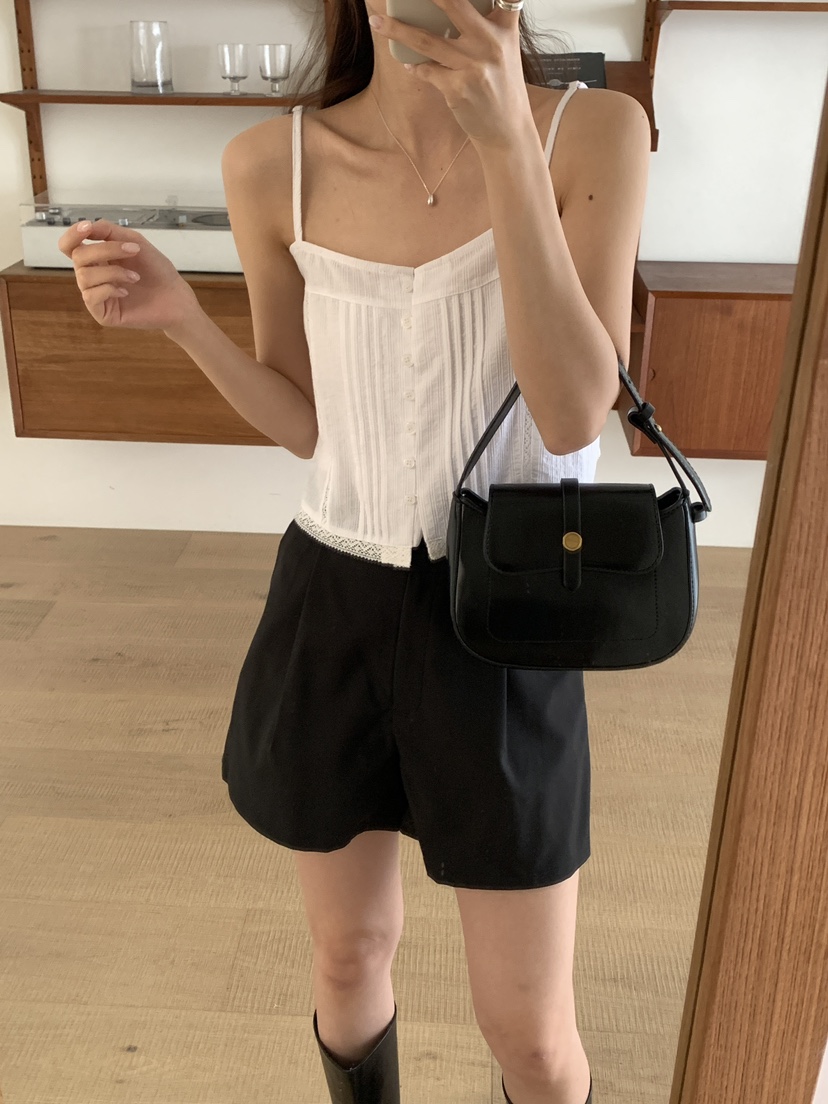 FRILL-T/DADA韓國直郵女裝新品人氣職業時尚推薦吊帶背心FRILL-T/DADA吊帶/背心