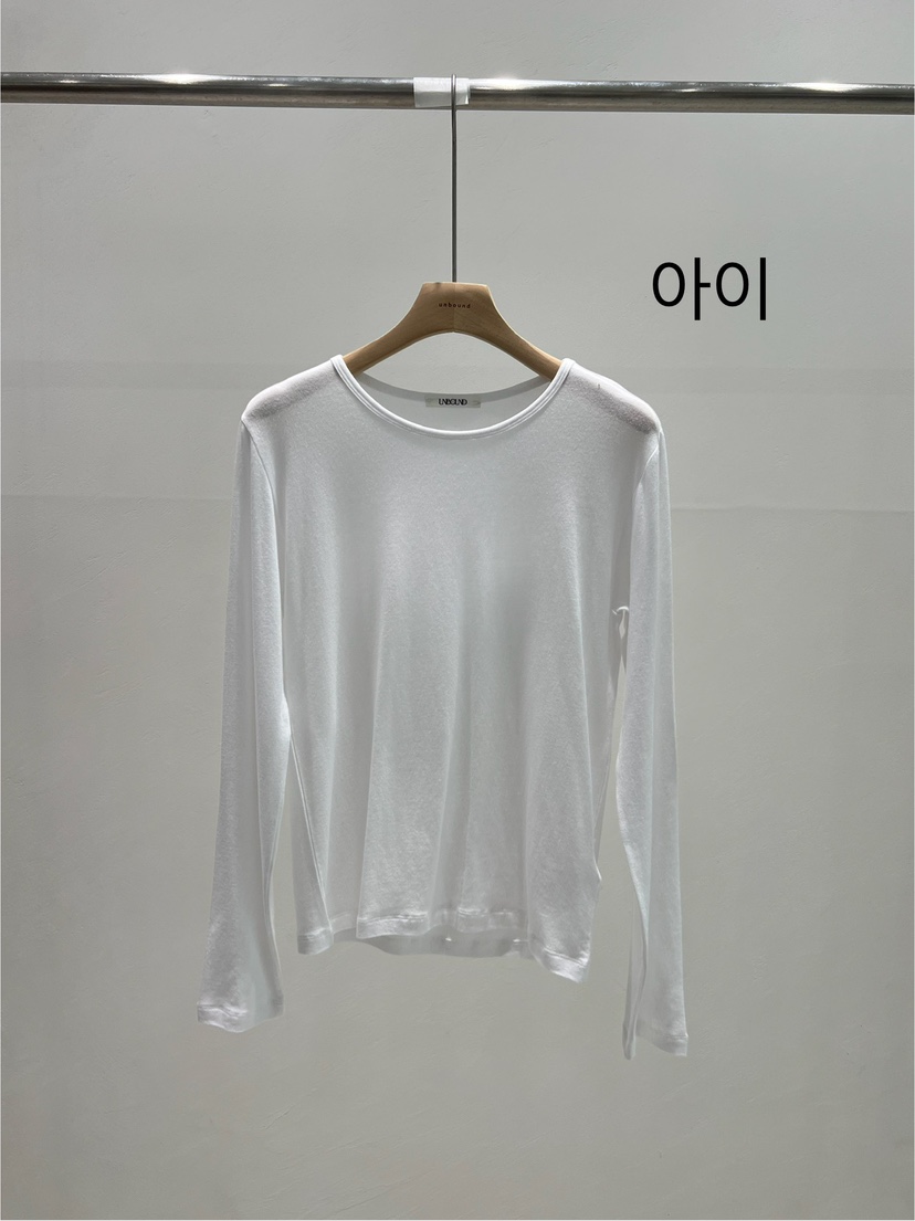 UNBOUND東大門代購女士新品休閑推薦真品熱賣長袖T恤纖維UNBOUND長袖T恤圖色1