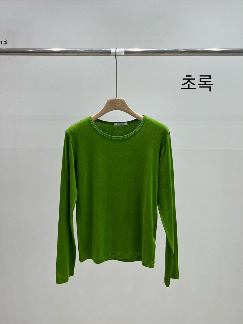 UNBOUND東大門代購女士新品休閑推薦真品熱賣長袖T恤纖維UNBOUND長袖T恤圖色3