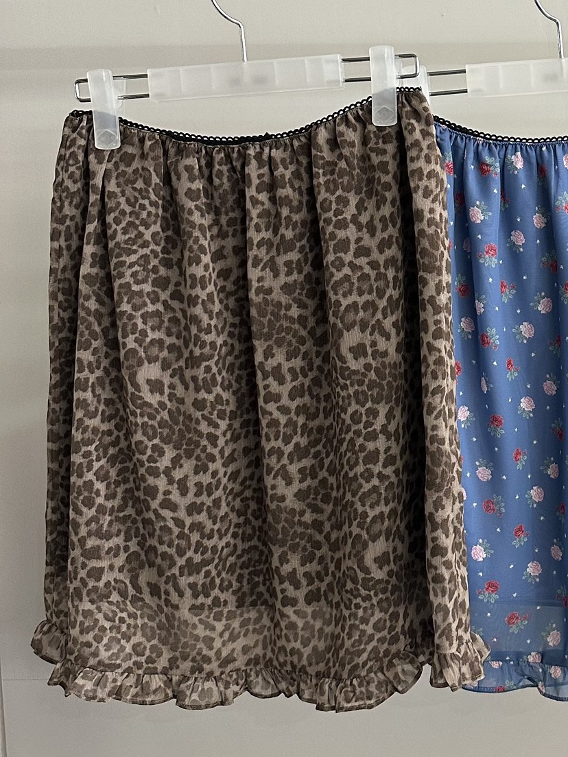 ARCHIVE-P東大門代購女士新品職業人氣時尚熱賣短裙豹紋ARCHIVE-P短裙