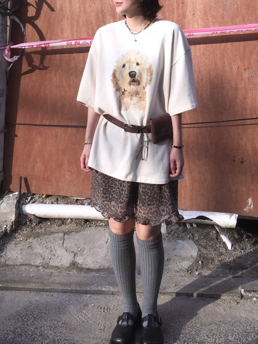 ARCHIVE-P東大門代購女士新品職業人氣時尚熱賣短裙豹紋ARCHIVE-P短裙