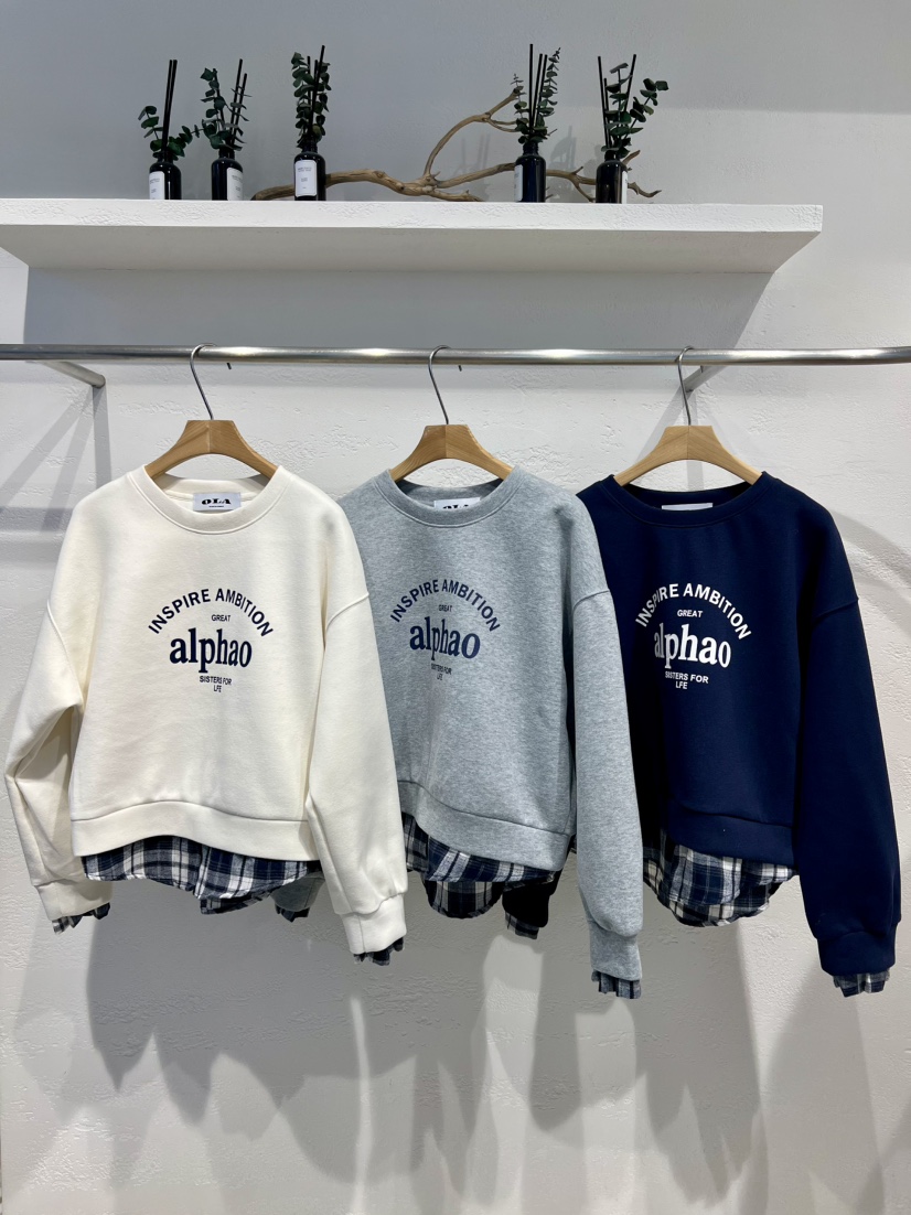 OLA韓國直郵女士新品26春夏真品時尚人氣推薦休閑職業衛衣mellor/OLA衛衣