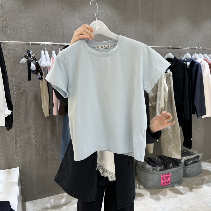 MIXXIN東大門實拍女士新品真品時尚職業推薦26春夏人氣T恤MIXXINT恤圖色2