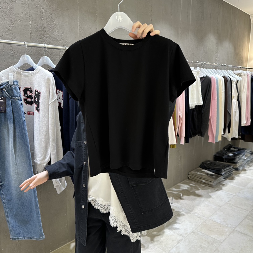 MIXXIN東大門實拍女士新品真品時尚職業推薦26春夏人氣T恤MIXXINT恤圖色7