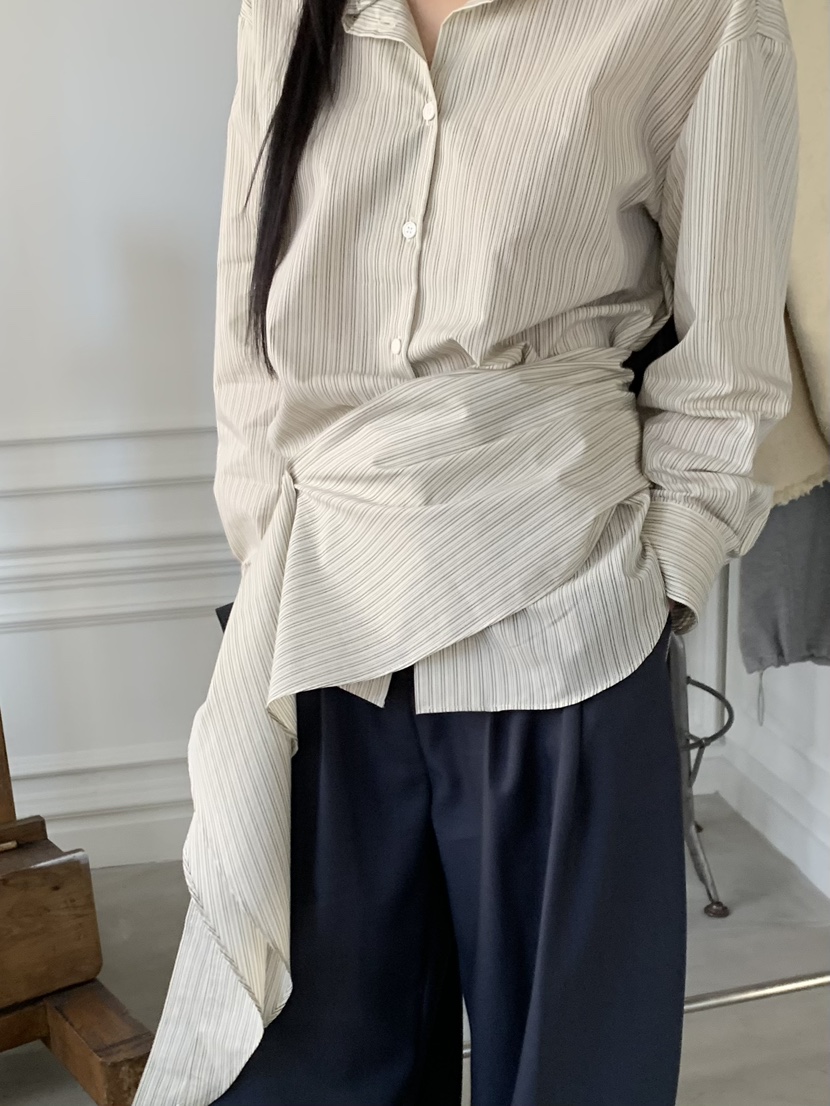 ENHANCE東大門實拍女裝新款26春夏熱賣時尚襯衫蕾絲衫圍巾ENHANCE/HOPESMORE襯衫/蕾絲衫