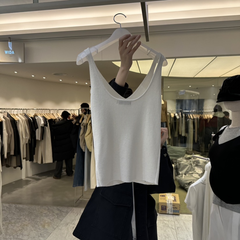 MIXXIN東大門實拍女士新品職業休閑真品人氣吊帶背心羊絨MIXXIN吊帶/背心