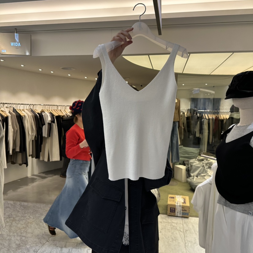 MIXXIN東大門實拍女士新品職業休閑真品人氣吊帶背心羊絨MIXXIN吊帶/背心圖色1