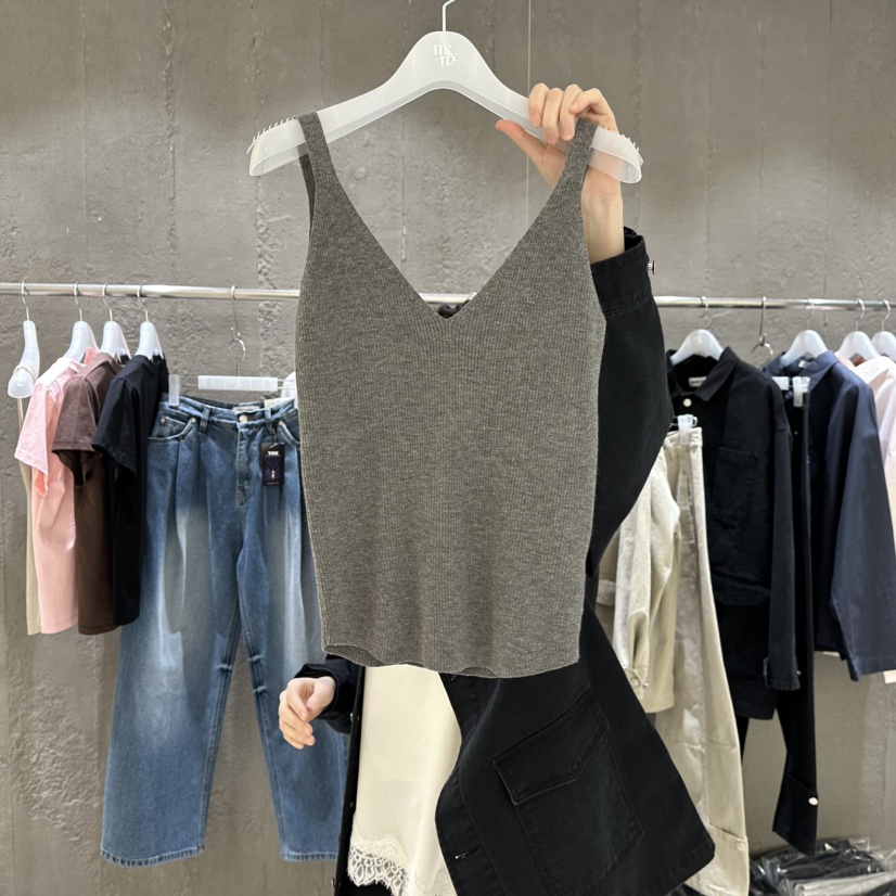 MIXXIN東大門實拍女士新品職業休閑真品人氣吊帶背心羊絨MIXXIN吊帶/背心圖色3