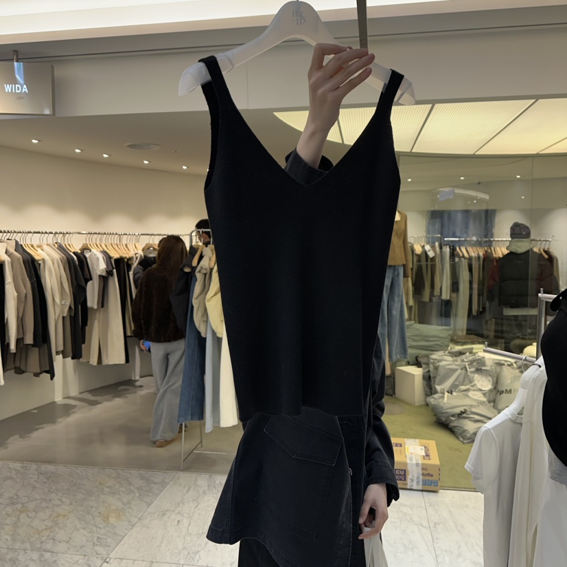 MIXXIN東大門實拍女士新品職業休閑真品人氣吊帶背心羊絨MIXXIN吊帶/背心圖色4