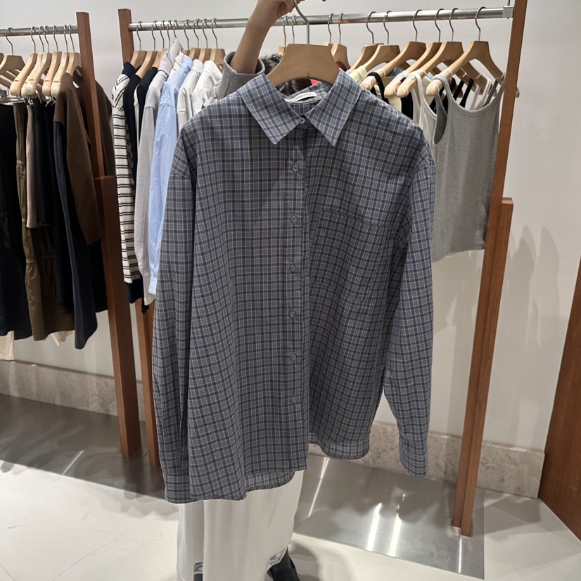 ANDMORE BUTTON東大門實拍女裝新款時尚職業休閑襯衫蕾絲衫ANDMORE BUTTON襯衫/蕾絲衫圖色2