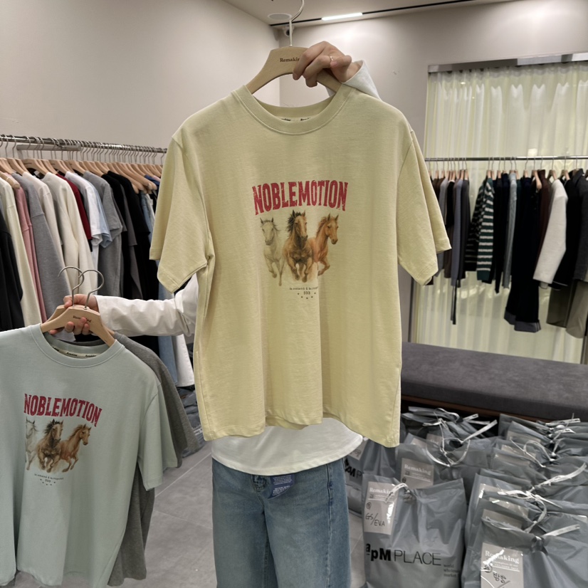 URBANSTORY/REMAKING韓國代購女士新款人氣職業推薦26春夏T恤Remaking/URBANSTORYT恤圖色1