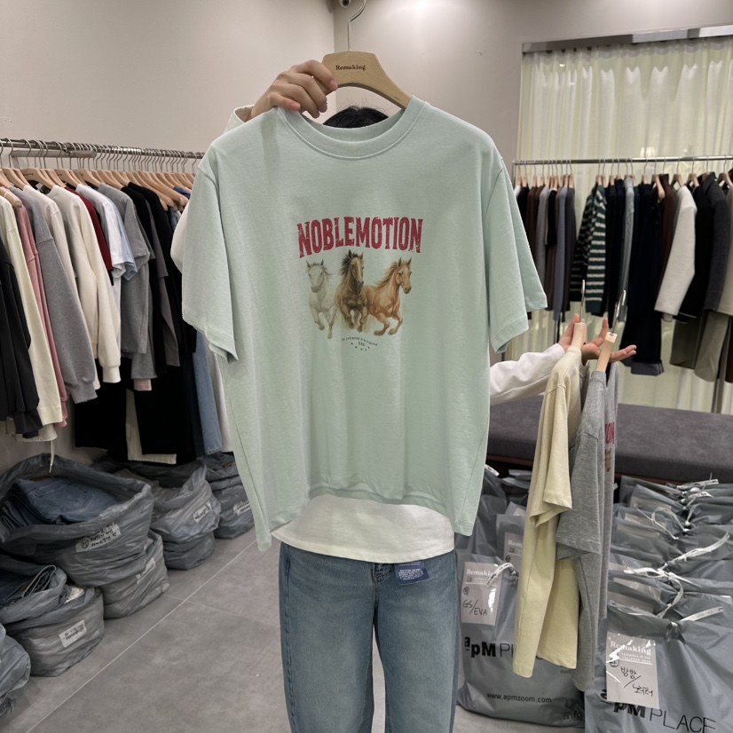 URBANSTORY/REMAKING韓國代購女士新款人氣職業推薦26春夏T恤Remaking/URBANSTORYT恤圖色2