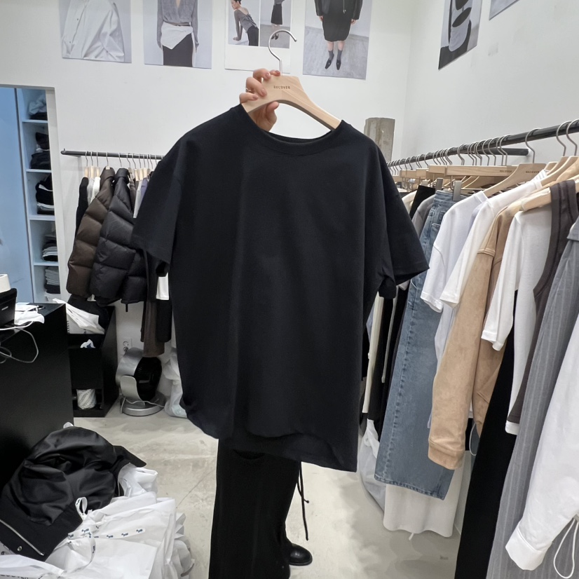 RECOVER東大門代購女裝新款26春夏真品時尚熱賣職業人氣T恤RECOVER/MOMENTT恤圖色2