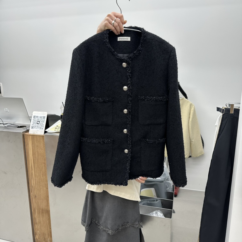 ENHANCE東大門代購女士新品推薦職業26春夏時尚真品休閑夾克ENHANCE/HOPESMORE夾克圖色2