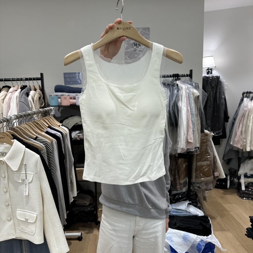 M.G.N東大門實拍女裝新品真品休閑熱賣時尚推薦吊帶背心MAGNET吊帶/背心圖色1