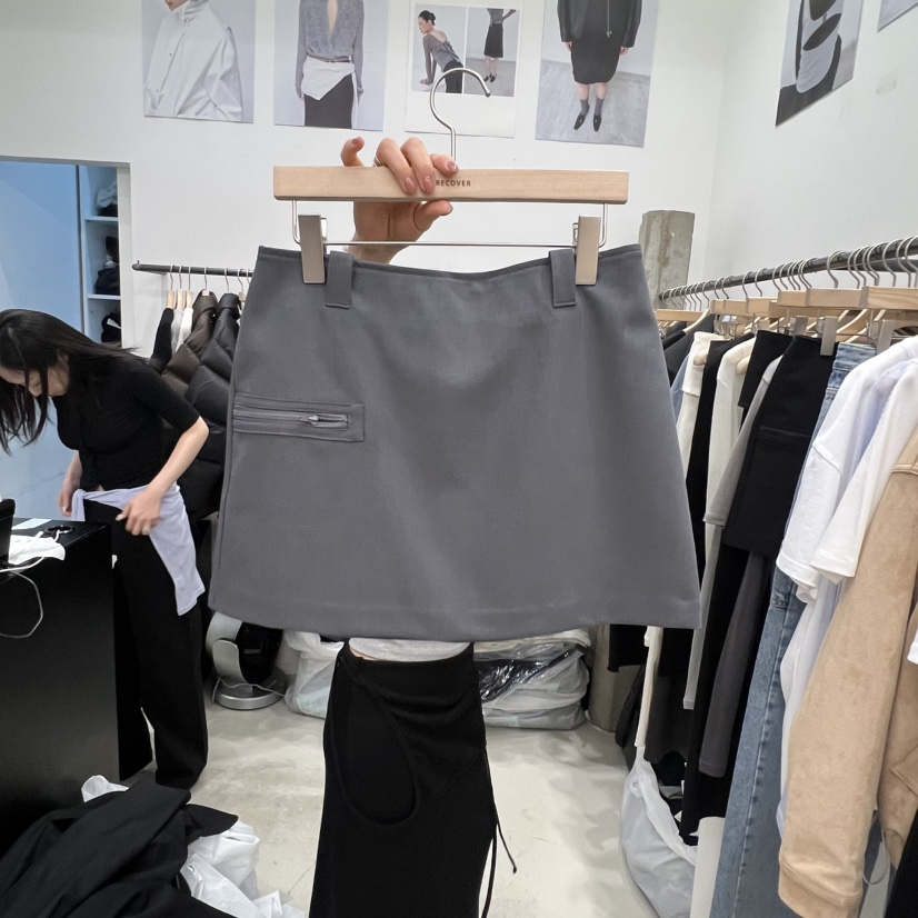 RECOVER韓國直郵女士新款人氣休閑時尚真品推薦26春夏短裙RECOVER/MOMENT短裙圖色2