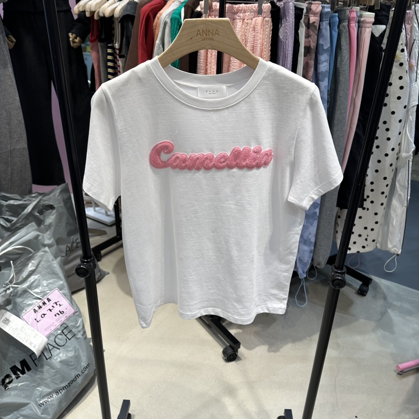 ANNA-P韓國代購女士新款真品休閑時尚職業人氣推薦T恤駝色ANNA-PT恤圖色3