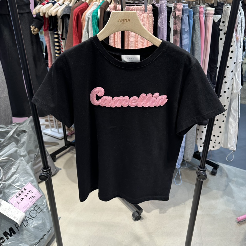 ANNA-P韓國代購女士新款真品休閑時尚職業人氣推薦T恤駝色ANNA-PT恤圖色4