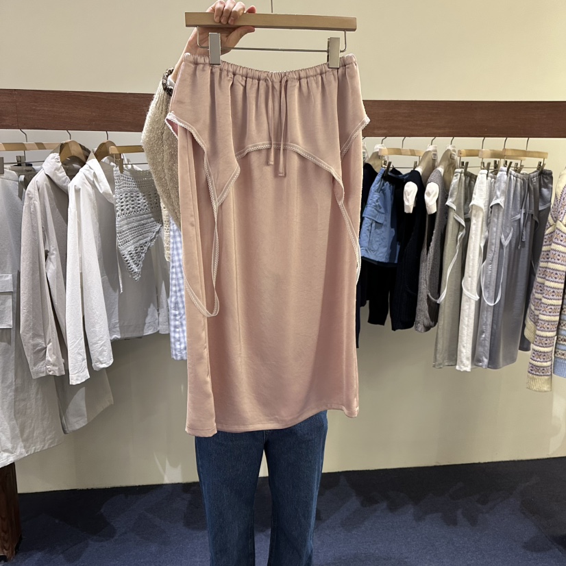 FURE東大門直郵女裝新品人氣26春夏推薦休閑時尚長裙蕾絲FURE長裙圖色3