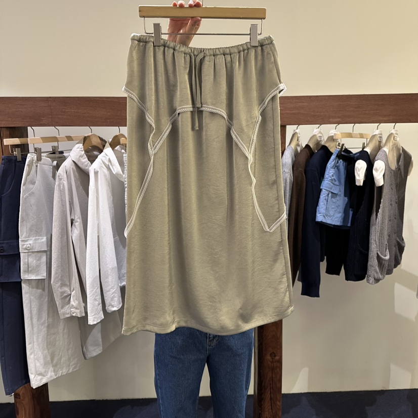 FURE東大門直郵女裝新品人氣26春夏推薦休閑時尚長裙蕾絲FURE長裙圖色4