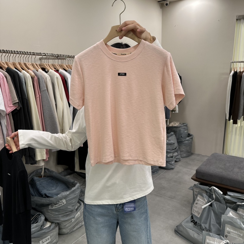 URBANSTORY/REMAKING韓國代購女士新品26春夏時尚休閑T恤Remaking/URBANSTORYT恤圖色1