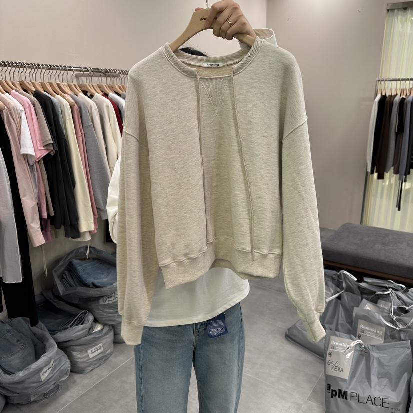 URBANSTORY/REMAKING韓國代購女裝新品時尚休閑熱賣衛衣Remaking/URBANSTORY衛衣圖色1