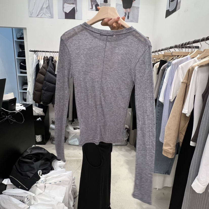 RECOVER韓國代購女士新品熱賣休閑真品人氣推薦時尚長袖T恤RECOVER/MOMENT長袖T恤